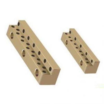 L Shape Bronze Wear Plate Centrifugal Casting Self Lubricating Type High Load Capacity